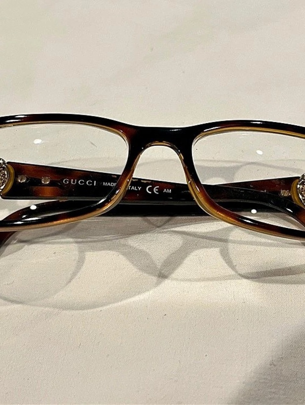 Gucci Vintage GG 3630/S Tortoise Horsebit Prescription Eyeglasses